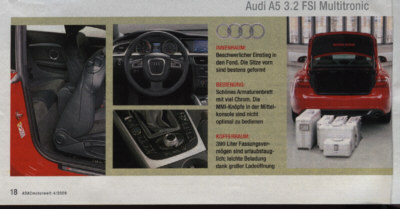 Audi A5 Kofferraum @Bild: ADCV